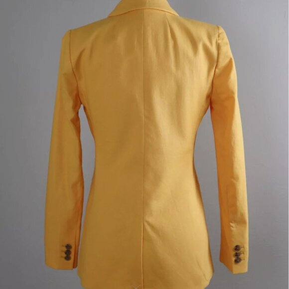 J Crew Linen-blend Cotton One-Button Blazer - Picture 2 of 3